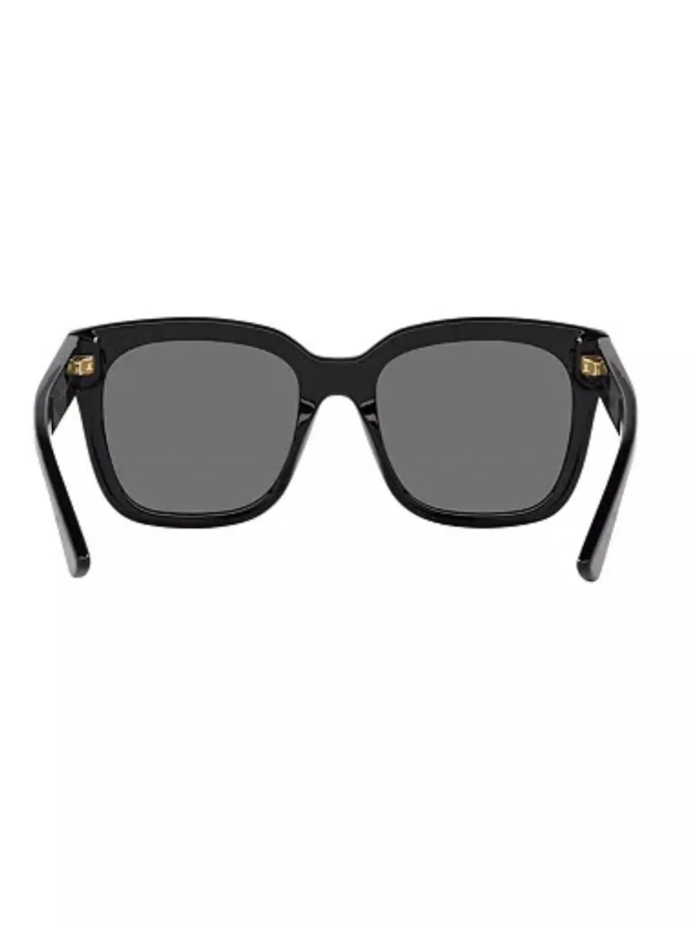 Gucci Black Square Women's Sunglasses with Gold Logo Accent Gucci GG1338S 001